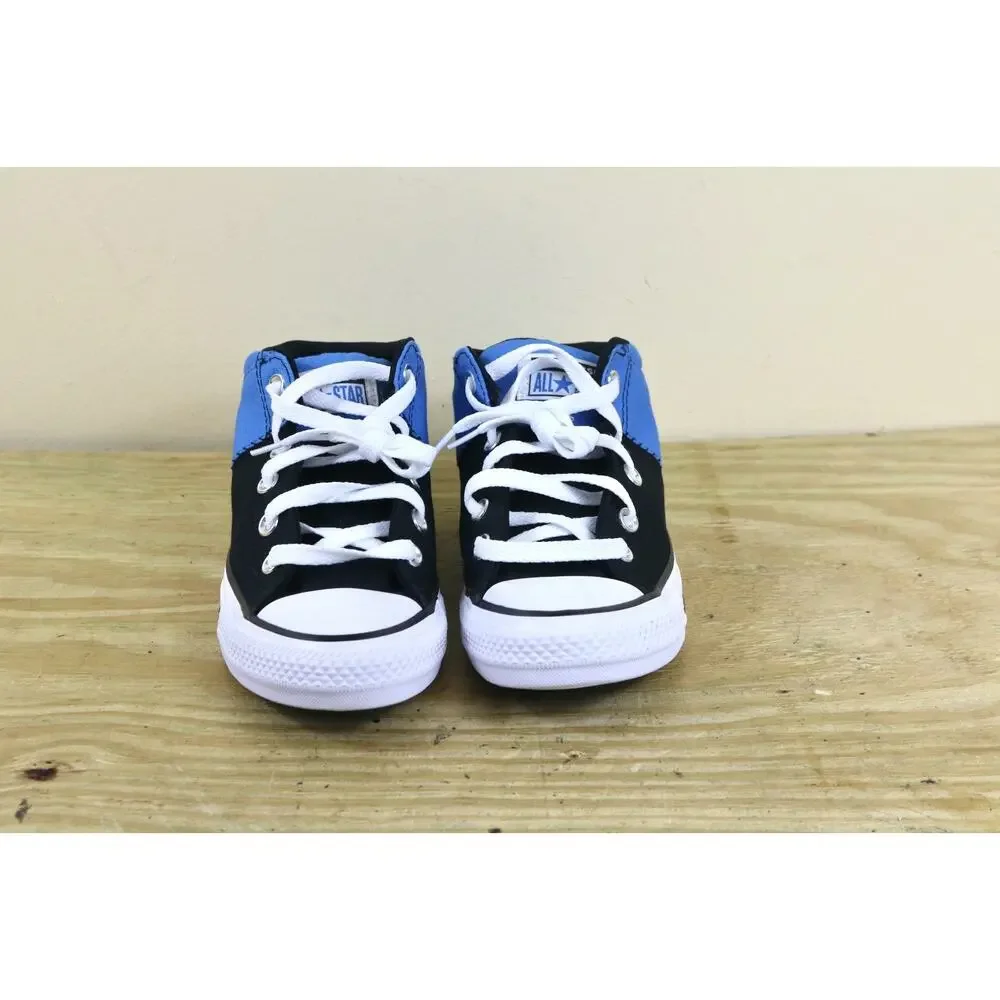 New Converse Sneakers Boys 4 Blue Black Colorblock Chuck Taylor All Star Axel